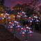 Upgraded 4th of July Decorations Solar Lights, 2 Packs 40LED Red White and Blue 4th of July Stake Lights, Outdoor Waterproof Memorial Day Decorations Patriotic Lights for Garden Yard Pathway Grave